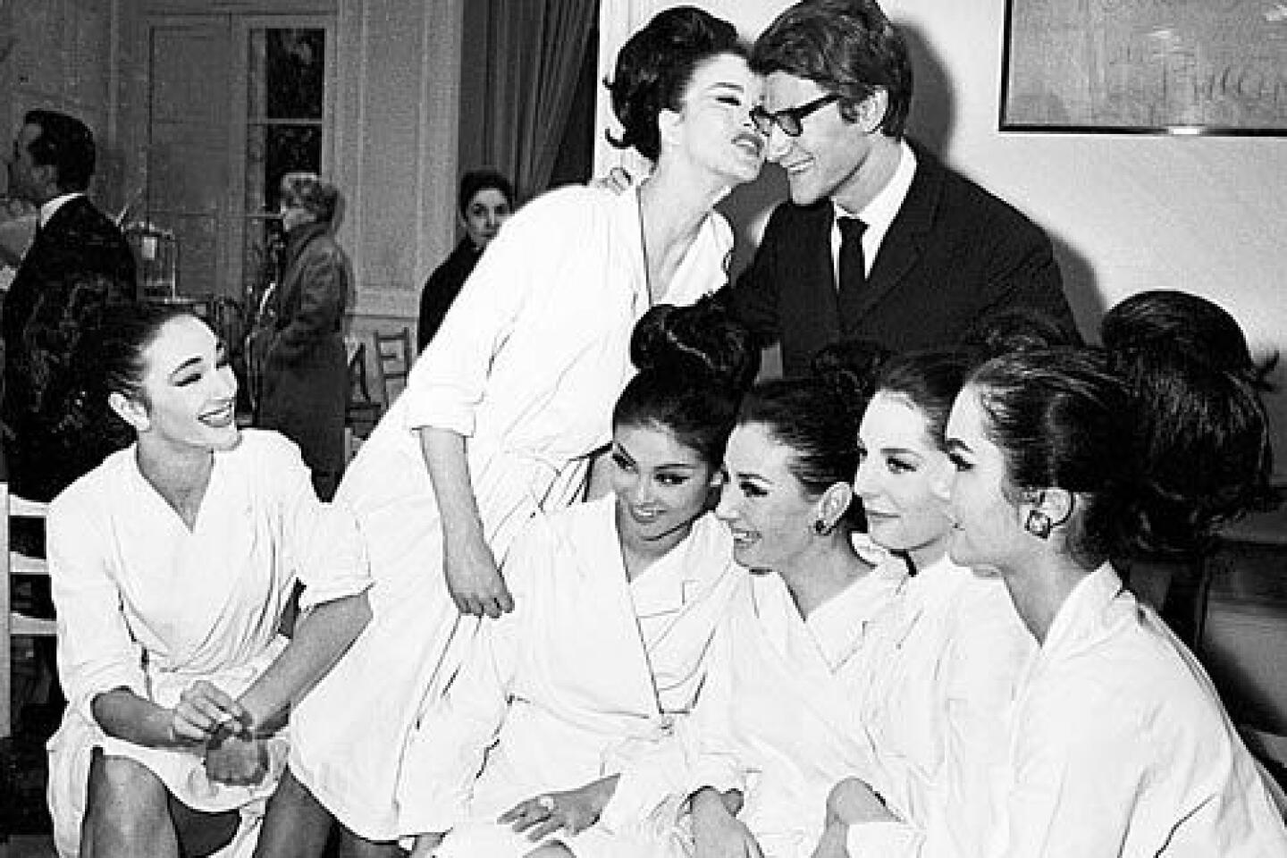 Yves Saint Laurent, 71; icon of French fashion design - Los